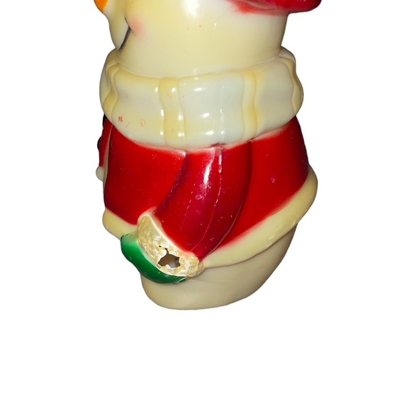 Snowman Blow Mold Pathway Markers Set Of 4 Lighted Christmas Yard - Picture 4 of 9